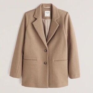 Women's Tan Blazer Coat